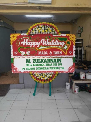 Papan Bunga di Ogan Ilir